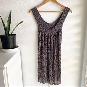 Free People Gray & Black Dress sz S